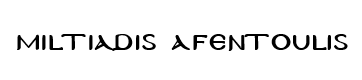 Miltiadis Afentoulis Logo